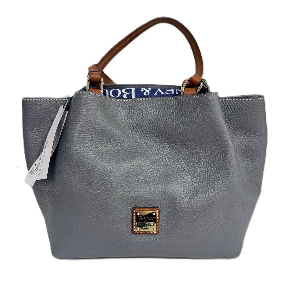 Dooney & Bourke Leather Satchel Small Flynn Bag